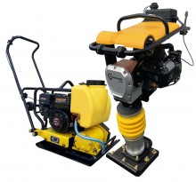 6.5HP Tamper Rammer AND6.5HP Gas Plate Compactor W/Water Tank COMBO!! Model 2024