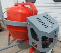 Champ Equipment Mfg C8000 Honda concrete cement mixer 22 CF gas gasoline powered