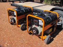 Pramac A5500 Portable Diesel Generator W/ Yanmar Diesel Engine and Wheel Kit