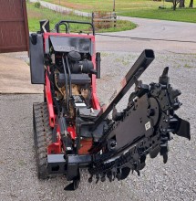 2018 Barreto 20RTK Ride On Trencher Honda GX630 Motor 363 hours